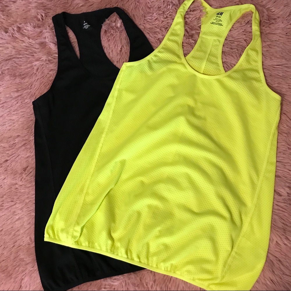 2x1 H&M active mesh tank top!